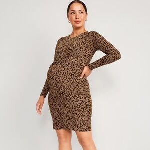 Leopard Print Maternity Dress size Small